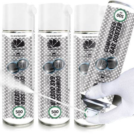 3x Trykluft på dåse AABCOOLING Home&Office 500 ml