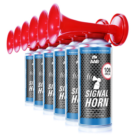 6x AABCOOLING Signal Horn 40g – trąbka kibica