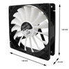 AABCOOLING Black Jet Fan 12 – Gehäuselüfter 120 mm