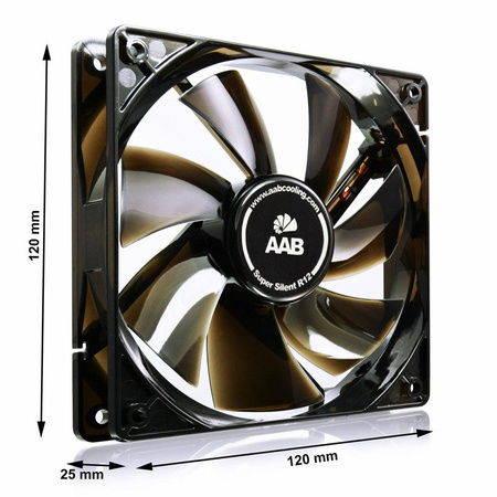 Ventilator silențios 120 mm AABCOOLING Super Silent R12
