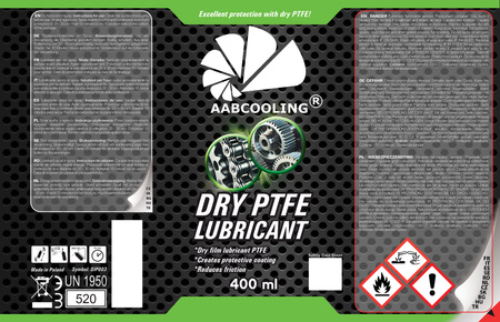 Lubrifiant uscat PTFE spray AABCOOLING 400 ml