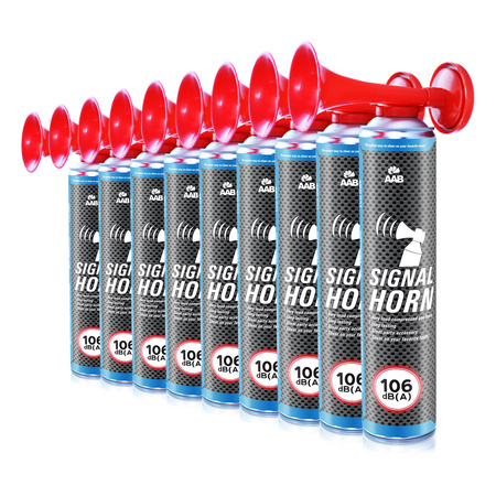 9x Lufthorn AABCOOLING Signal Horn 75g