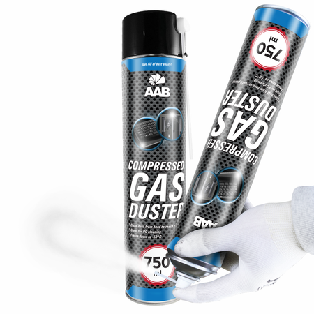 1x AABCOOLING Compressed gas duster 750ml – trykluft spray
