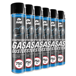 6x AABCOOLING Compressed gas duster 750ml – sprężone powietrze