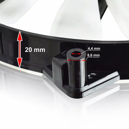 Cichy wentylator 200 mm AABCOOLING Super Silent Fan 20