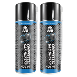2x AABCOOLING Compressed gas duster 400ml – aria compressa spray