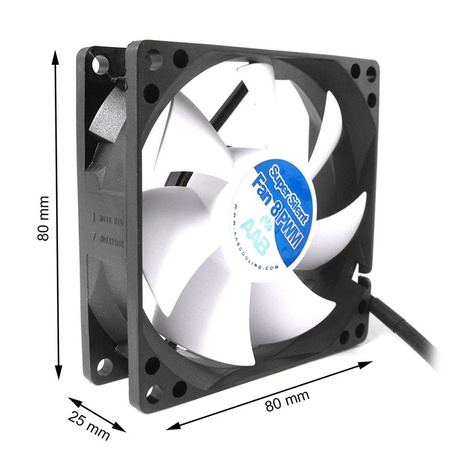 Vaikne ventilaator 80 mm AABCOOLING Super Silent Fan 8 PWM
