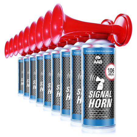 9x AABCOOLING Signal Horn 40g – Druckluftfanfare