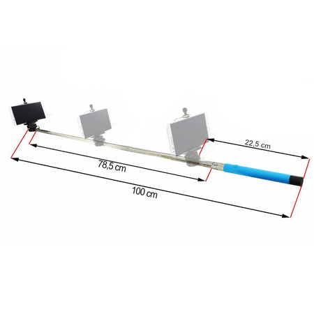 Selfiju nūja ar pogu AABCOOLING Selfie Stick 2 Green