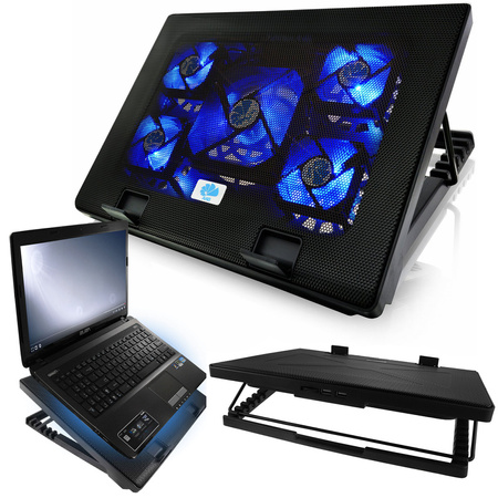 Laptop hűtőpad AABCOOLING NC71, 120 + 4×70 mm