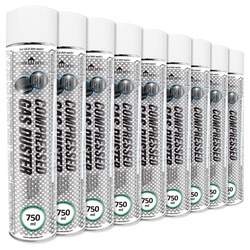 9x AABCOOLING Home&Office Compressed Gas Duster 750ml – trykluftspray