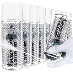 9x AABCOOLING Home&Office Compressed Gas Duster 400ml