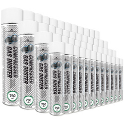 48x Home&Office Compressed Gas Duster 750ml – stlačený vzduch