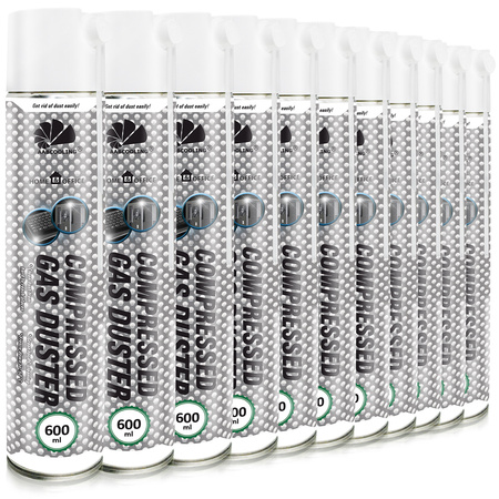 11x Сгъстен въздух AABCOOLING Home&Office 600 ml