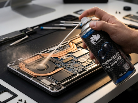 9x AABCOOLING Compressed gas duster 400ml – stlačený vzduch
