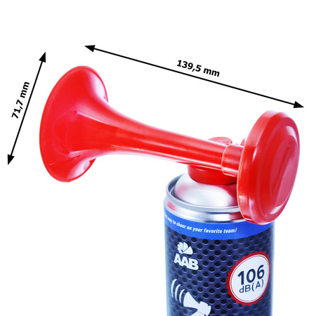 2x AAB Signal GAS Horn 400ml – corne de brume