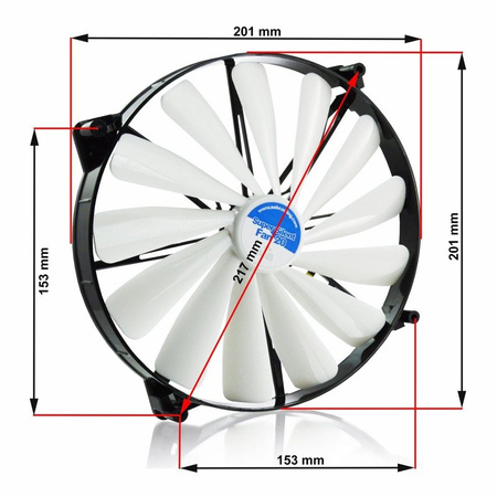 Silent fan 200 mm AABCOOLING Super Silent Fan 20