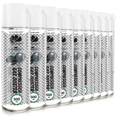 9x AABCOOLING Home&Office Compressed Gas Duster 500 ml – sprężone powietrze